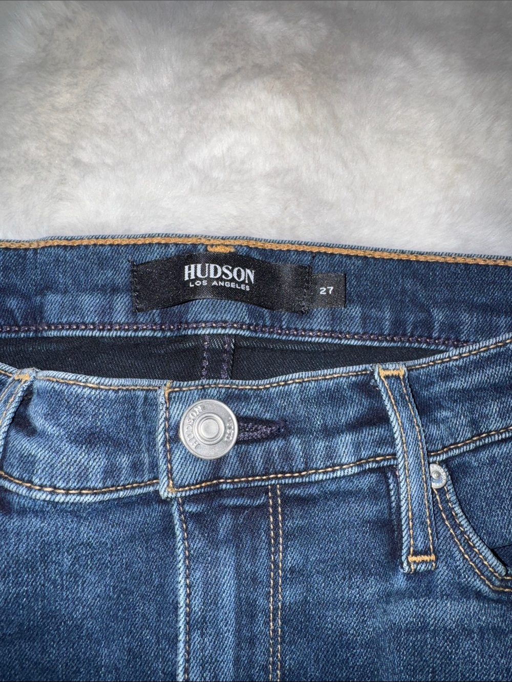 Hudson Jeans Dark Blue Skinny Stretch Denim - Picture 2 of 7